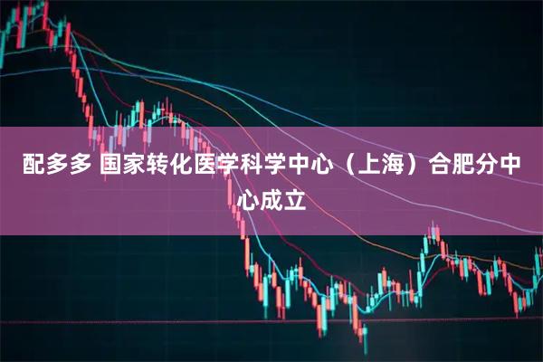 配多多 国家转化医学科学中心（上海）合肥分中心成立