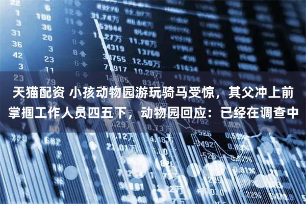 天猫配资 小孩动物园游玩骑马受惊，其父冲上前掌掴工作人员四五下，动物园回应：已经在调查中